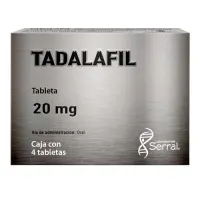 Tadalafil 20 mg 4 tabletas – Genérico