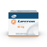 Lipitor 80 Mg Con 30 Tabletas DuopacK