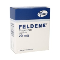 Feldene 20 Mg Con 40 Cápsulas