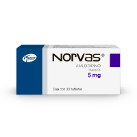 Norvas 5 Mg Con 30 Tabletas