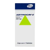 Azitrocin Azitromicina 500 Mg Con 4 Tabletas