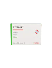 Concor 10 Mg Con 30 Tabletas