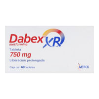 Dabex Xr 750 Mg Con 60 Tabletas