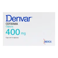 Denvar Cefixima 400 Mg Con 6 Cápsulas