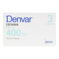 Denvar Cefixima 400 Mg Con 3 Cápsulas