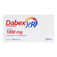 Dabex Xr 1000 Mg Con 30 Tabletas