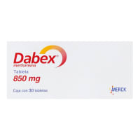 Dabex 850 Mg Con 30 Tabletas