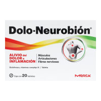 Dolo-Neurobión Tableta C20 (Cianocobalamina, Diclofenaco Sódico, Piridoxina, Tiamina)