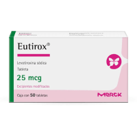 Eutirox 25 Mcg Con 50 Tabletas