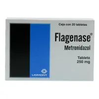 Flagenase Metronidazol 250 Mg Con 20 Tabletas