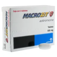 Macrozit G Azitromicina500 Mg Con 4 Tabletas