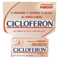 Cicloferon 5% Crema Para Fuegos Color Piel 2 G