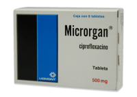 Microrgan Ciprofloxacino 500 Mg Con 8 Tabletas
