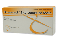 Omeprazol, Bicarbonato De Sodio 20/1100 Mg Con 30 Cápsulas