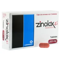 Zinolox Moxifloxacino 4G 400 Mg Con 5 Tabletas
