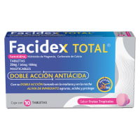 Facidex Total 10/165/800 Mg Con 10 Tabletas