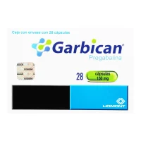 Garbican 150 Mg Con 28 Cápsulas