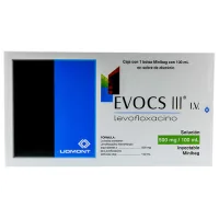 Evocs Iii Levofloxacino 500 Mg Solución Inyectable Con 100 Ml