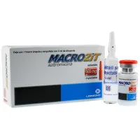 Macrozit Azitromicina 500 Mg Con 1 Frasco Con Ámpula