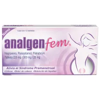 Analgen Fem 220/300/25 Mg Con 12 Tabletas