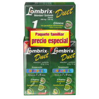 Lombrix Duet Paquete Familiar 2 Frascos De 10 Ml + 2 Tabletas 300/150 Mg