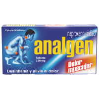 Analgen 220 Mg Con 20 Tabletas