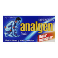 Analgen 220 Mg Con 20 Tabletas