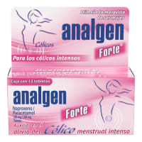 Analgen Forte Cólicos 220/300 Mg Con 12 Tabletas