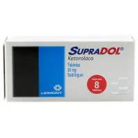 Supradol 30 Mg Con 8 Tabletas Sublinguales