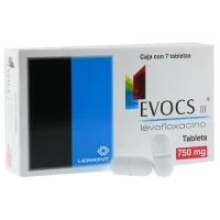 Evocs Iii Levofloxacino 750 Mg Con 7 Tabletas
