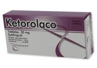 Ketorolaco 30 Mg Con 4 Tabletas Sublinguales
