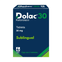 Dolac 30 Mg Con 2 Tabletas Sublinguales