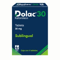 Dolac 30 Mg - Caja Con 4 Tabletas Sublingual (Ketorolaco)