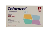 Cefuracet 7D Cefuroxima Axetil 500 Mg Con 14 Tabletas