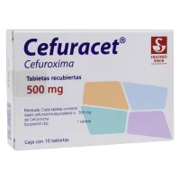 Cefuracet Cefuroxima Axetil 500 Mg Con 10 Tabletas