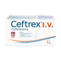 Ceftrex Ceftriaxona I.V 1 G Con 10 Ml
