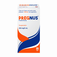 Pregnus Suspensión 250 Mg - Frasco Dosificador 120 Ml (Fosfomicina)