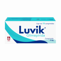 Luvik 4 Mg - Caja Con 15 Comprimidos (Glimepirida)