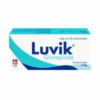 Luvik 4 Mg - Caja Con 30 Comprimidos (Glimepirida)