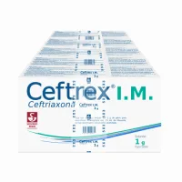 Ceftrex Im 1 G - Ampolletas Y Vial Para 5 Inyecciones (Ceftriaxona)