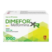 Dimefor Xr 1000 Mg Con 30 Tabletas