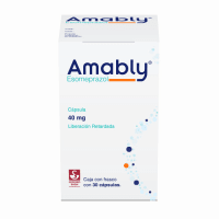 Amably 40 Mg - Frasco Con 30 Cápsulas (Esomeprazol)