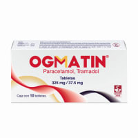 Ogmatin 325 Mg / 37.5 Mg -  Caja Con 10 Tabletas (Paracetamol Y Tramadol)
