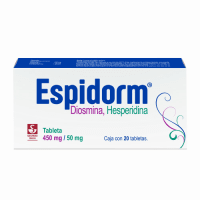 Espidorm 450 Mg / 50 Mg - Caja Con 20 Tabletas (Diosmina Y Hesperidina)