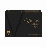 Invictus 20 Mg - Caja Con 4 Tabletas (Tadalafil)