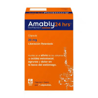 Amably 24 Hrs 20 Mg Con 7 Cápsulas