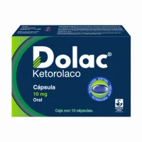 Dolac 10 Mg - Caja Con 10 Cápsulas (Ketorolaco)