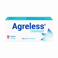 Agreless 75 Mg - Caja Con 28 Tabletas (Clopidogrel)