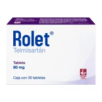 Rolet 80 Mg Con 30 Tabletas