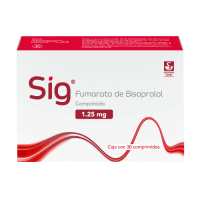Sig 1.25 Mg - Caja Con 30 Comprimidos (Bisoprolol)